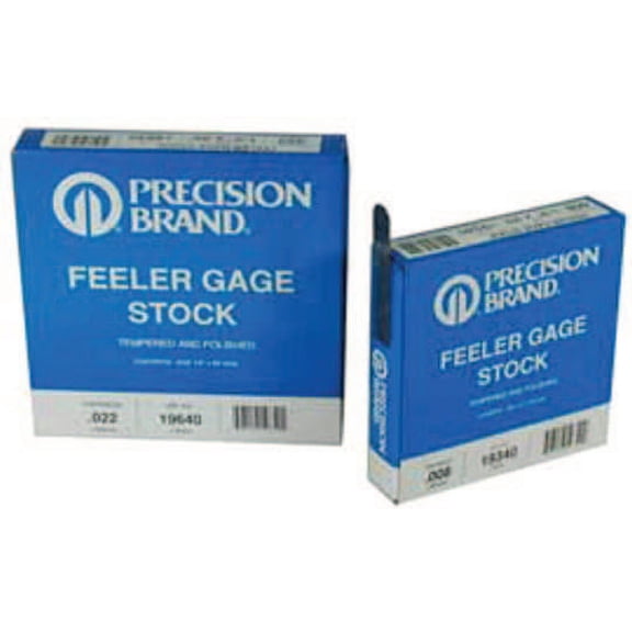 Precision Brand Coil Steel Feeler Gauges, 0.005 in, 25 ft Length