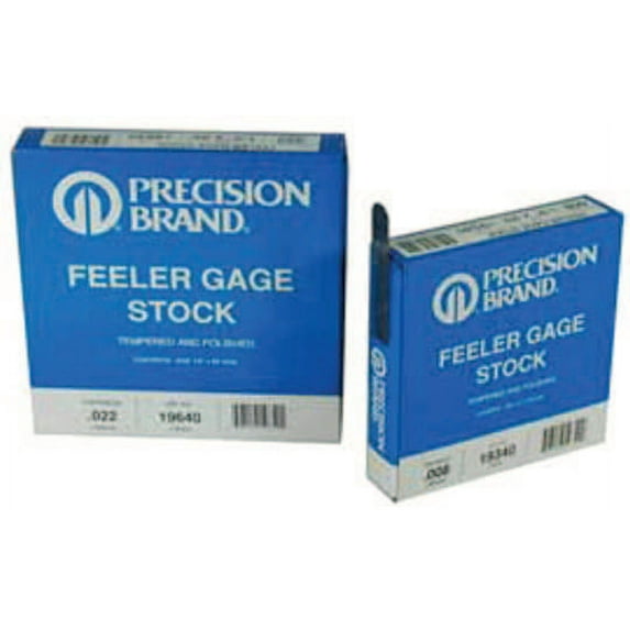 Precision Brand Coil Steel Feeler Gauges, 0.010 in, 25 ft Length