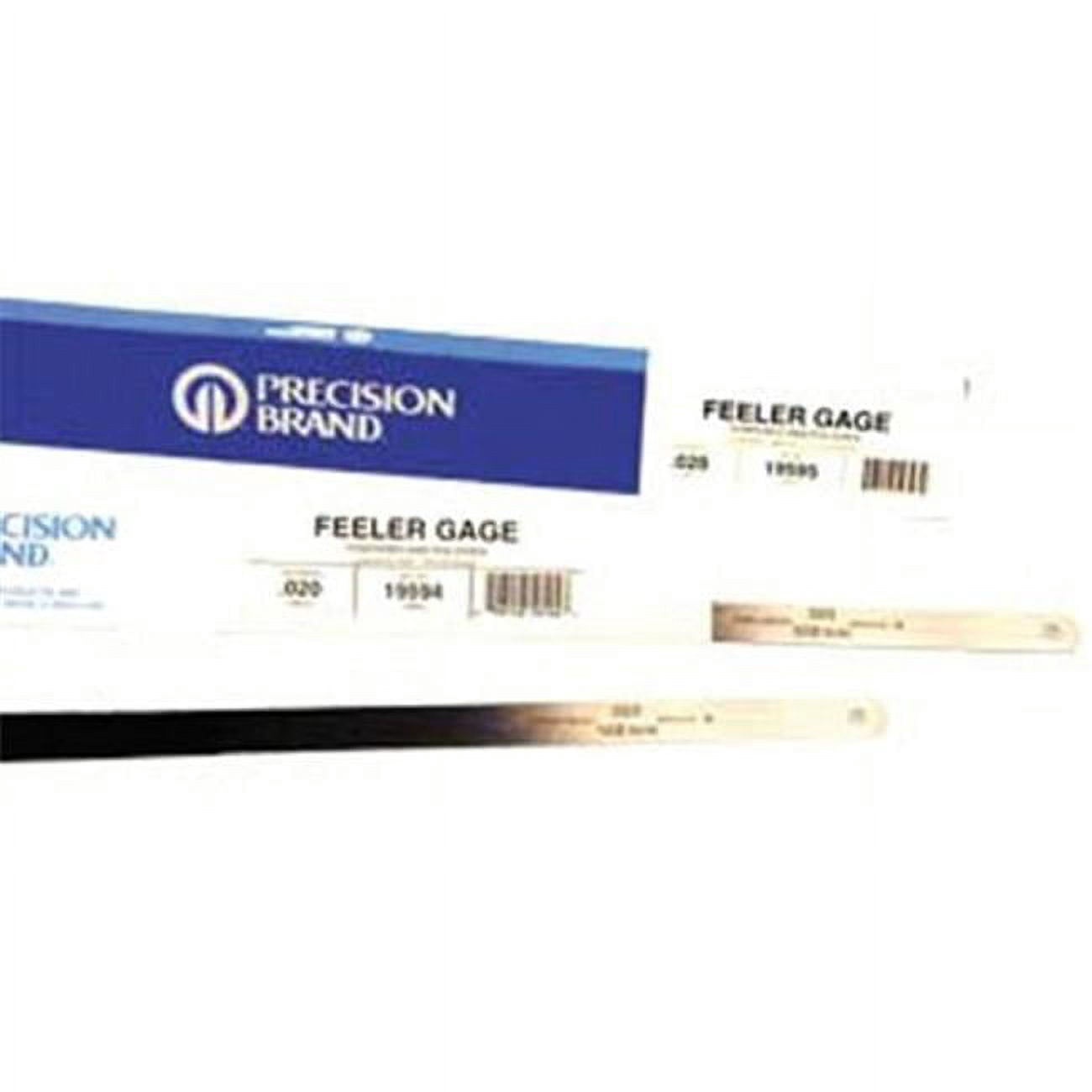 Precision Brand Feeler Gauge,0.0015x12 L,PK12 19145