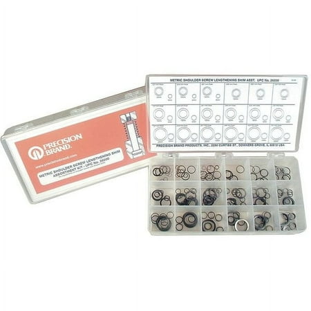 Precision Brand Lening Shim Assortment,330 pcs,SS 26500