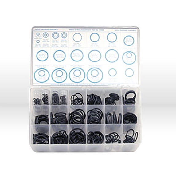 Precision Brand 13995 O-Ring Assortment, 350 Pieces, 70 Duro Buna-N Rubber, Import