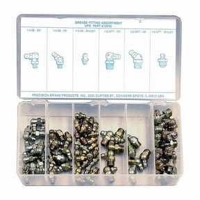 Precision Brand Precision Brand Grease Fitting Assortments, 95 per set