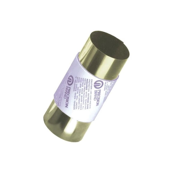 Precision Brand Shim Stock,Roll,Brass,150mm 17974