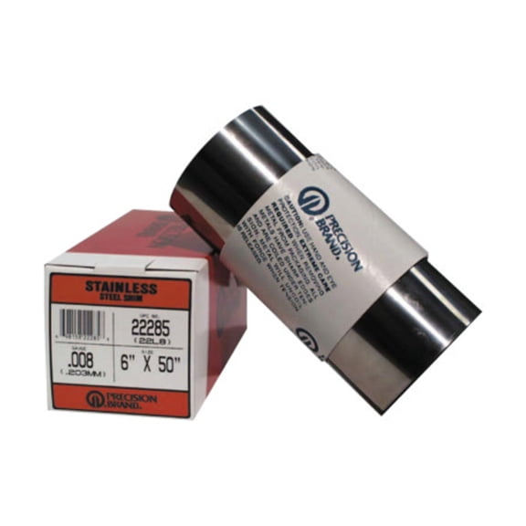 PRECISION BRAND 22972 22972 .10MM 150X1.25 S/S SHIM STOCK