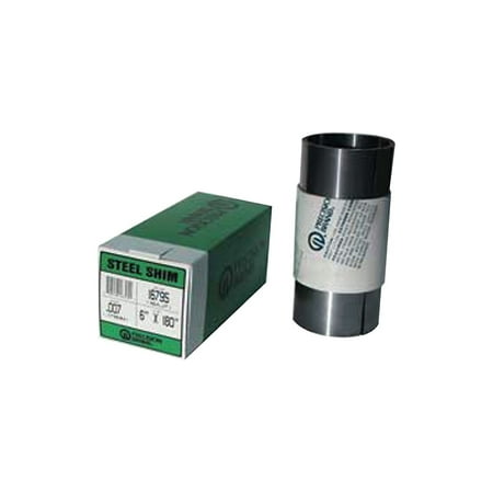 Precision Brand Steel Shim Stock Rolls 0.020" X 6" X 100" Low Carbon Steel 605-16590