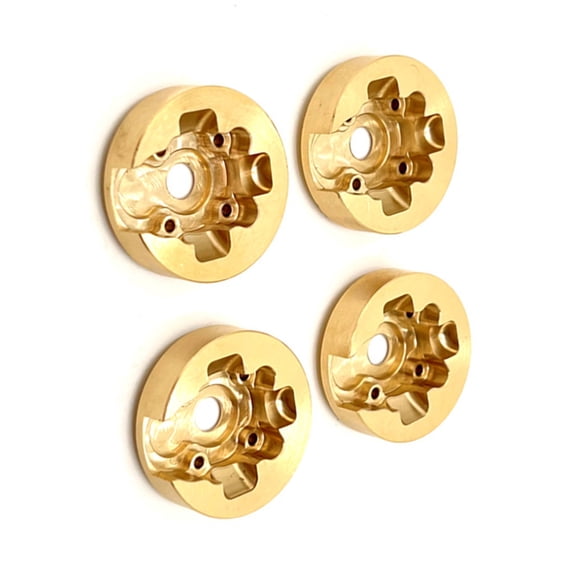 Precision Brass Counterweights for FMS FCX24 Butcher Power Wagon 1/24 RC Crawler CNC Machined, 36g per Piece