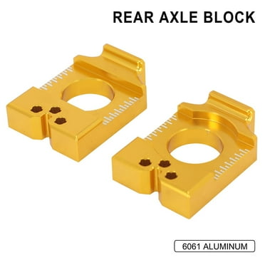 Precision CNC Rear Axle Block for Surron For Ultrabee Motorcycle Parts Golden