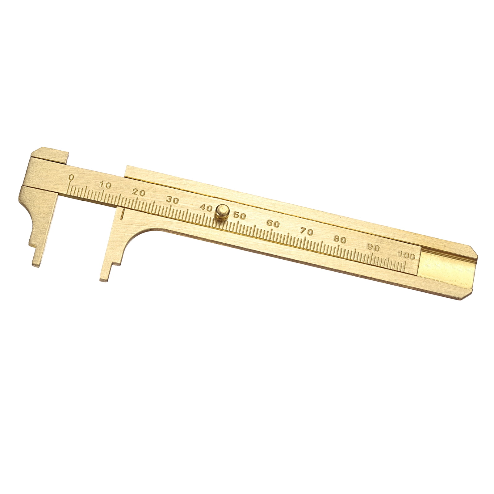 Precision Caliper Ruler 100mm Brass Sliding Gauge Caliper Ruler Double ...