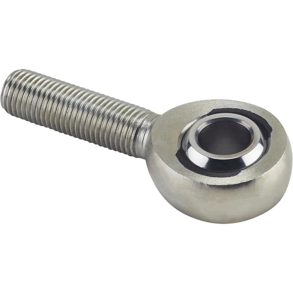 Precision Carbon Steel LH Male Heim Joint Rod End, 7/16 Inch