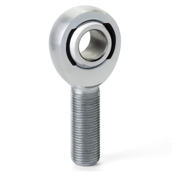 Speedway Motors Carbon Steel LH Heim Joint Rod End, 5/16-24 Thread with Teflon/Kevlar Liner, Zinc Plated Precision Rod End for Steering, Brake, Clutch and Suspension Components