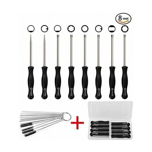 Precision Carburetor Adjuster Set for 2 Cycle Small Engine, Stainless Steel Construction, Ergonomic Grip & Complete Tool Set for Seamless Maintenance