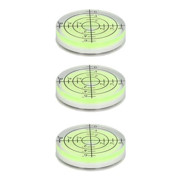 Precision Circular Bubble Level, 3,Pack, Ideal For Leveling  Alignment Projects