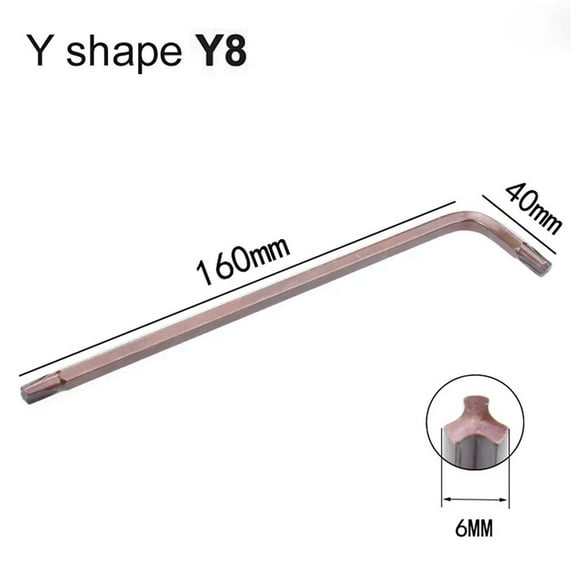 Precision Cnc Machined L Type Wrench Set Y4Y8 5Point Pentagon With Hole 7Pcs Fangkenuo