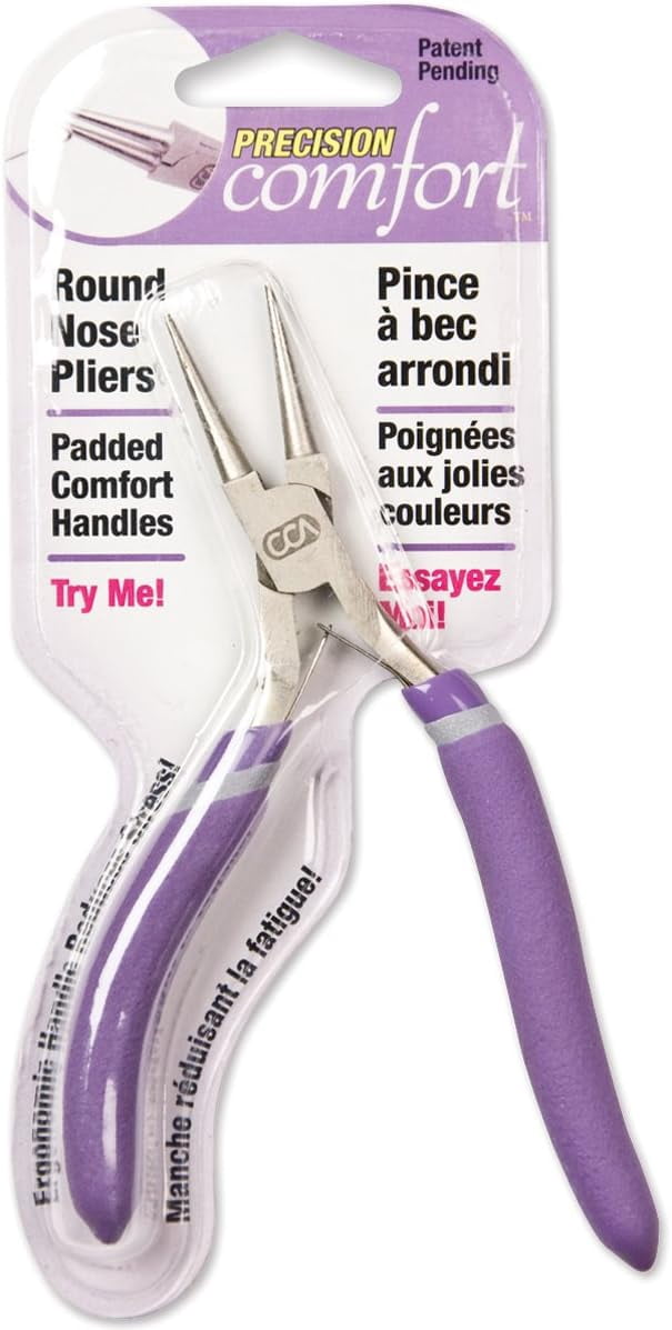 Precision Comfort Round Nose Plier for Jewelry Making