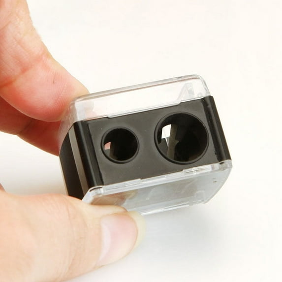 Precision Cosmetic Pencil Sharpener Eyebrow Lip Liner Holes Eyeliner 2 Supe Prof T4Y1