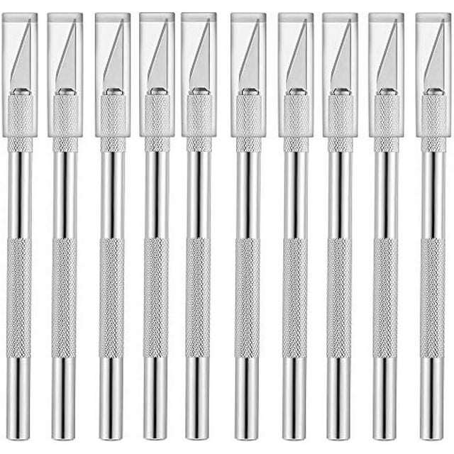 Precision Craft Knife Set 10 Pack Professional Razor Sharp Knives