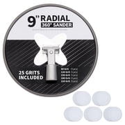 Precision Defined Drywall Sander 9 Inch Radial Round Pole Sander for Dry Wall