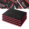 thumbnail image 1 of Precision Defined Tool Box Foam - Protective Inserts for Cases, Polyethylene Tool Foam for Cases, Cushion Insert for Toolboxes - 16" Black/Red (4 pack), 1 of 5