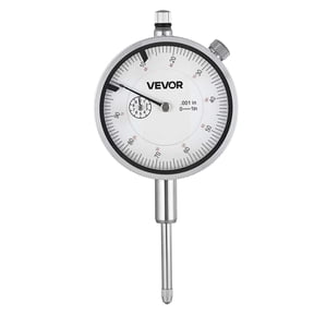 Precision Dial Test Indicator, 0.001" Accuracy, 0-1" Range, Large Dial for Easy Reading