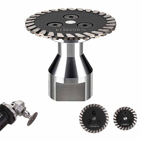 Precision Diamond Carving Wheel (40mm/50mm), High-Density Diamond Blade for Angle Grinder, Wet & Dry Use, Diamond Metal Cutting Wheel Saw for Granite, Marble, Ceramic, Porcelain, Tile