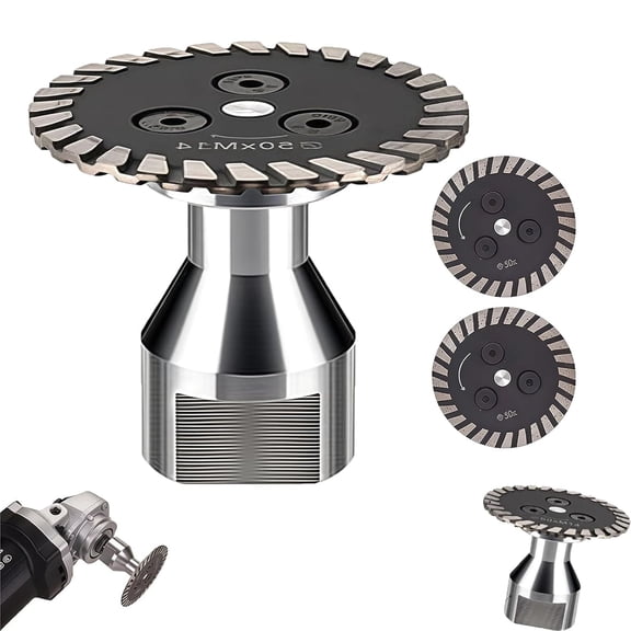 Precision Diamond Carving Wheel- 50mm Diamond Blade, High-Density Diamond Blade for Angle Grinder, Granite, Marble & Tile Engraving, Dry/Wet Cutting with Removable Flange