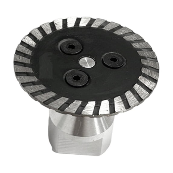 Precision Diamond Carving Wheel (50mm), High-Density Diamond Blade for Angle Grinder, Wet Dry Use Diamond Carving Wheel with/without Removable M14 Flange for Tile Granite Marble(Black1,1.9x1.9x1.5")