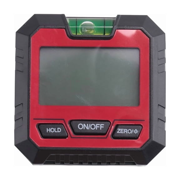 Digital Inclinometer Electron Goniometers Magnetic Base Digital Protractor Angle Finder Bevel Box -Red