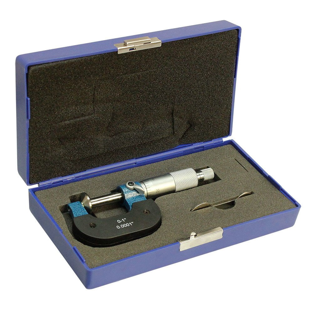 Kimllier 2-3 Inch Micrometer 0.0001 Accuracy Carbide Ratchet Kimllier 2