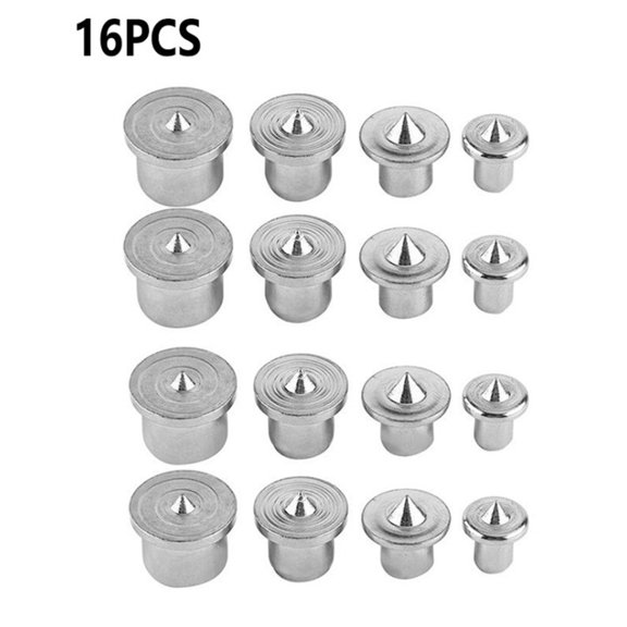 Precision Dowel Center Points Set Of 16 Essential Woodworking Tool For Aligning Joints And Marking Drill Locations