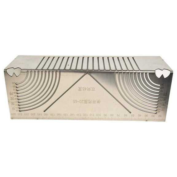 Precision Drawing Ruler For Square Tube Rounded Corners And Multi Angle Designs Fangkenuo