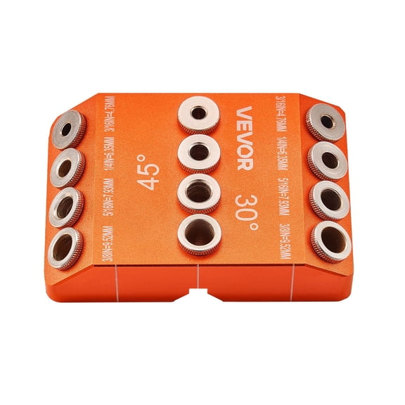Precision Drill Guide for Perfect Angles | Handheld Drill Press Jig Attachment with 30, 45, 90 Degree Guides & 4 Bushings