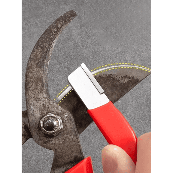 “Precision Edge” Professional Kitchen Knife Sharpener - Tungsten and Diamond Ceramic Whetstone for All Blades, Including Garden Scissors