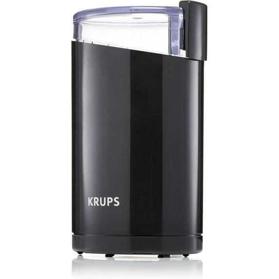 KRUPS Precision Electric Coffee Grinders: 3 oz Capacity, 200W Motor, Stainless Steel Blades for Uniform Grinding of Coffee Beans, Herbs, Nuts, and Spice Grinder (Black)