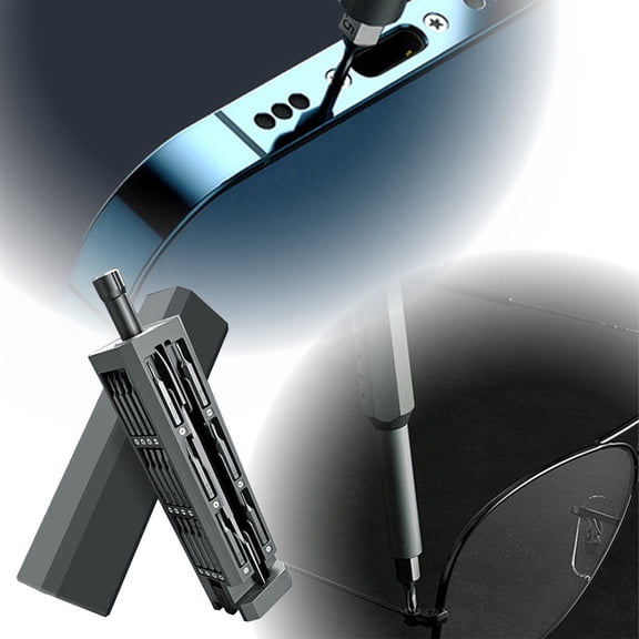 Precision Electric Screwdriver Kit - 44 in 1 Screwdriver Set Alloy Bits for Electronics Repair, Smartphones, Cameras, Laptops, DIY Projects with Compact Storage & Dual Manual/Auto Mode