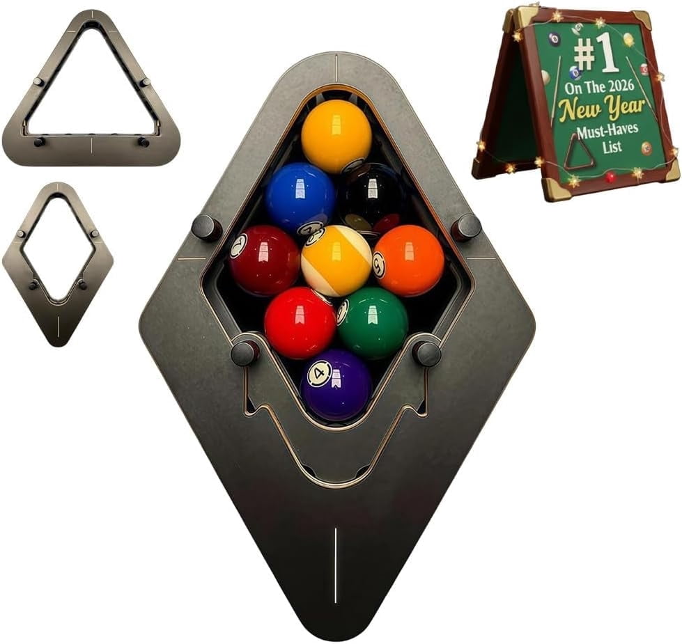 Precision-Engineered Professional Billiard Ball Racks System That ...