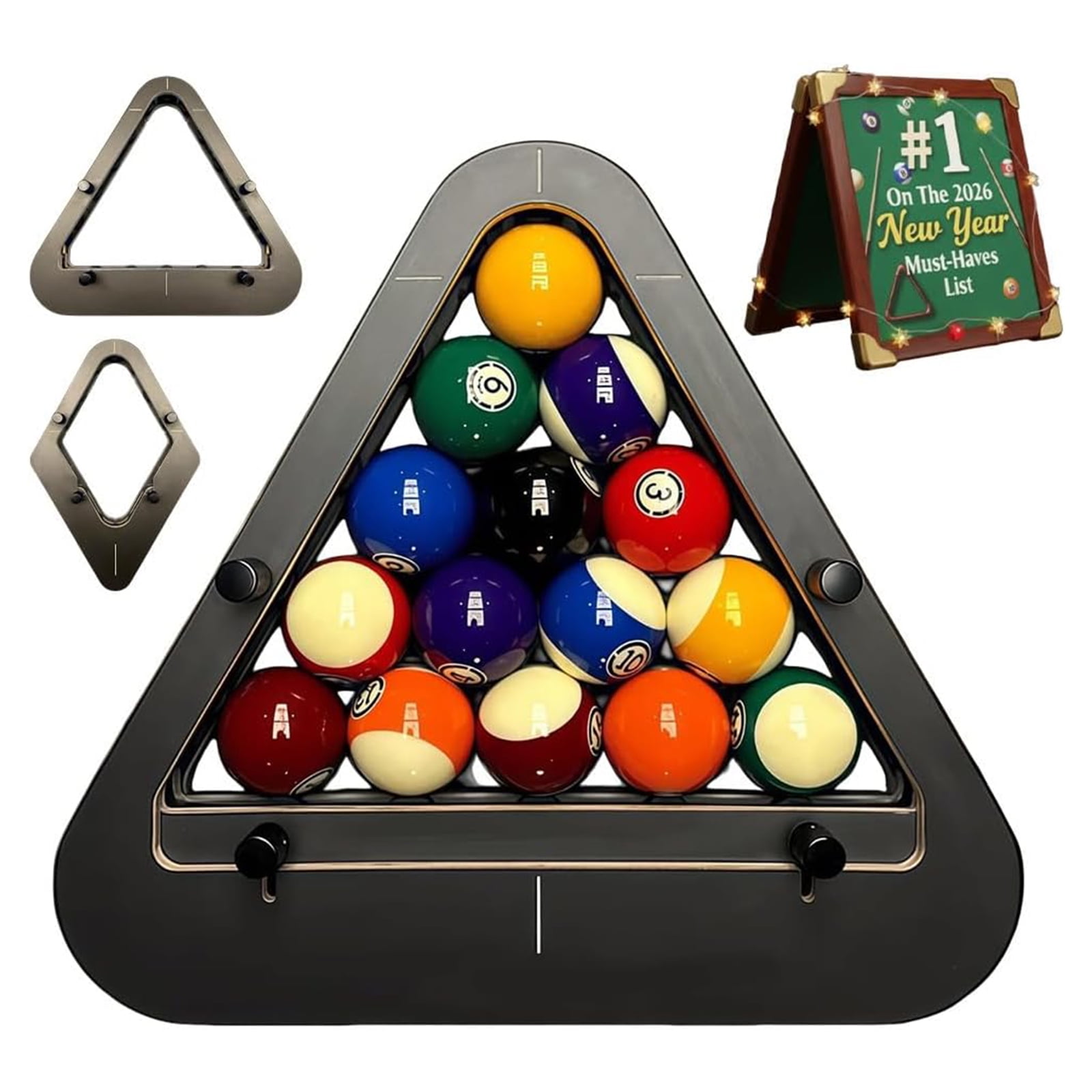 Precision-Engineered Professional Billiard Rack System That Eliminates ...