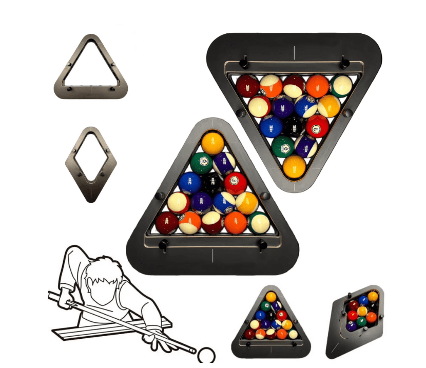 Precision-Engineered Professional Billiard Rack System That Eliminates ...