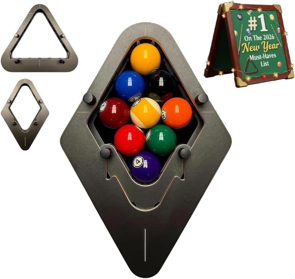 Precision-Engineered Professional Billiard Rack System That Eliminates ...