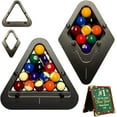 thumbnail image 1 of Precision-Engineered Professional Billiard Rack System That Eliminates Gaps,Heavy Duty Solid Wood Billiard 8-Ball/9-Ball Pro Triangle/Diamond Pool Ball Racks,Adjustable Billiards Accessories, 1 of 7