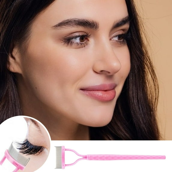 Precision Eyelash Brush Eyelash Comb Portable Eyelash Separator Tool for Easy Separation Effective Brows Grooming Brush