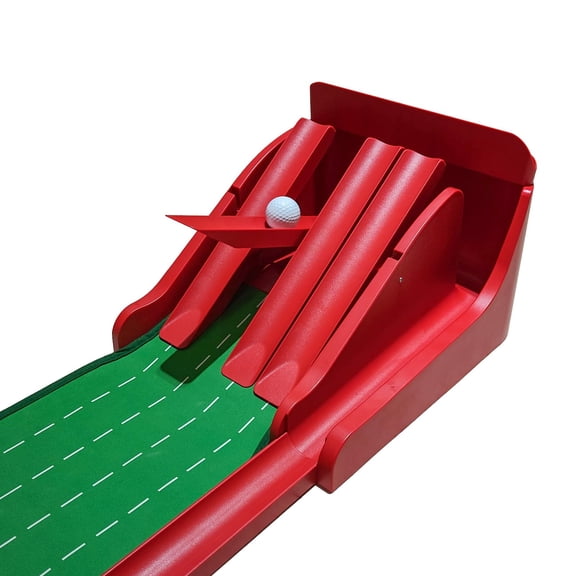 Precision Flip Putting Mat With Physical Feedback System - Engineer-grade Composite Automatic Ball Return Expandable Ecosystem For Serious Practice 8 Feet(indoor Green & Golf Game)