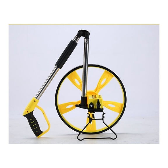 Precision Foldable Measuring Caster, with 300,000ft Distance Measuring Wheel, Metric Measuring Wheels and Tape, Carrying Bag (Foldable)