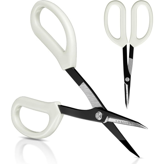 Precision Gardening Scissors Plant Trimming Pruning Shears Garden Pruners for Orchid Bonsai Hydroponic Flower Clipper Garden Snip 8 Inch Long