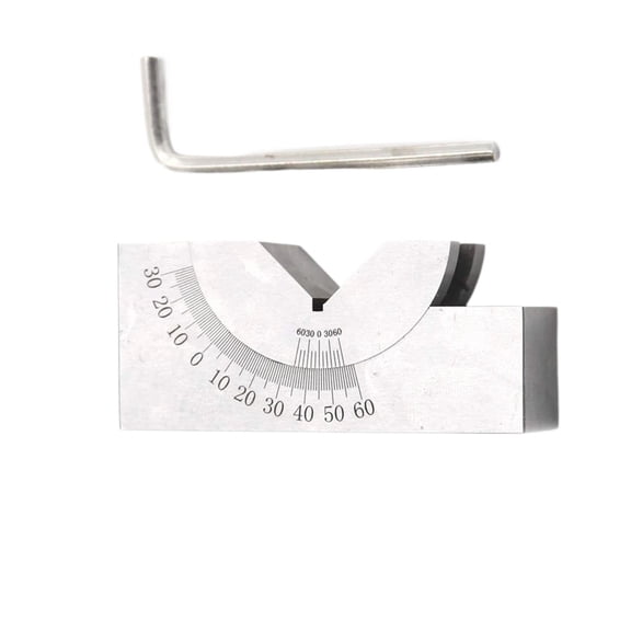Precision Gauge Adjustable Angle V Block Milling Setup 0 To 60 Degree Angle Plate Angle Block Gauge ,Easy to Setup