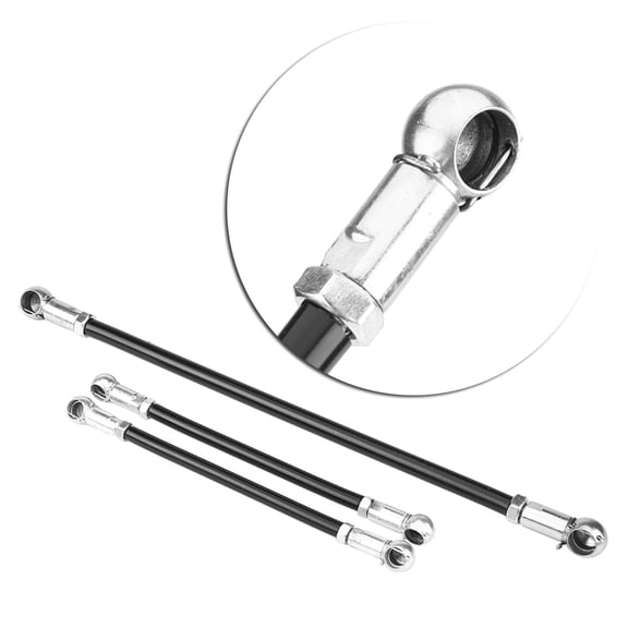 Precision Gear Rod Linkage Kit, Lightweight Aluminum Alloy, Vehicle Upgrade