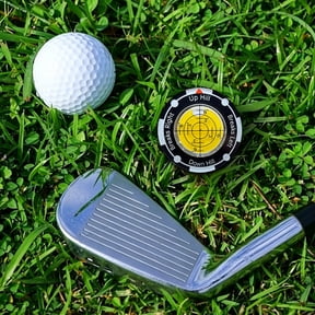 Precision Golf Leveling Instrument, Putting Green Ball Position Marker, Magnetic Clip Slope Reader, Portable Golf Training Tool, Accurate Golf Measurement Device, Golf Accessories for Practice