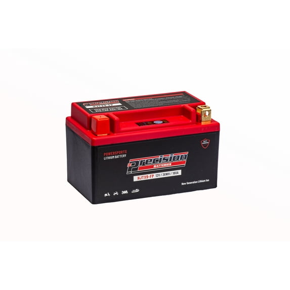 Precision HJTX9-FP Lithium-Ion Battery Replaces Kymco 50CC Super 8, 2009-2012
