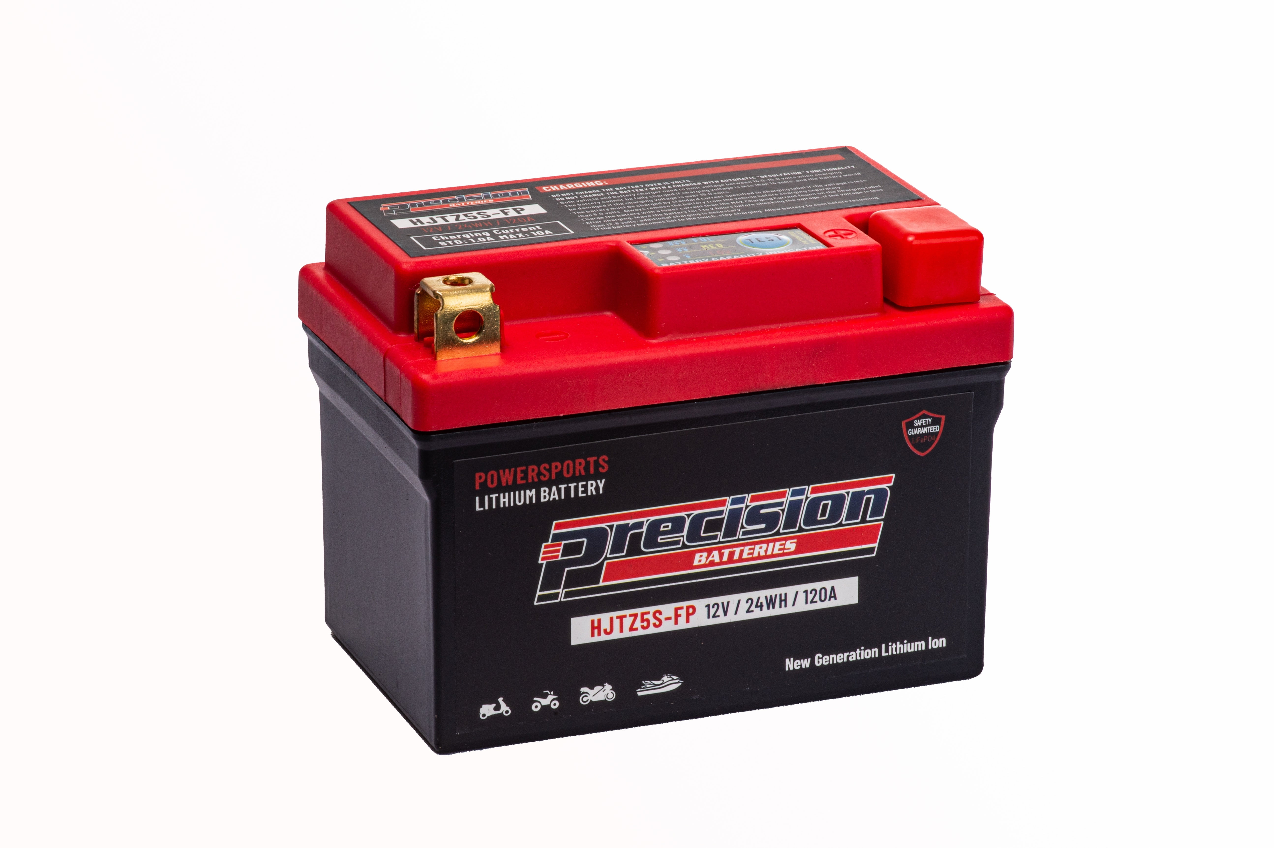 Precision HJTZ5SFP LithiumIon Battery Replaces Kymco 90CC Mongoose