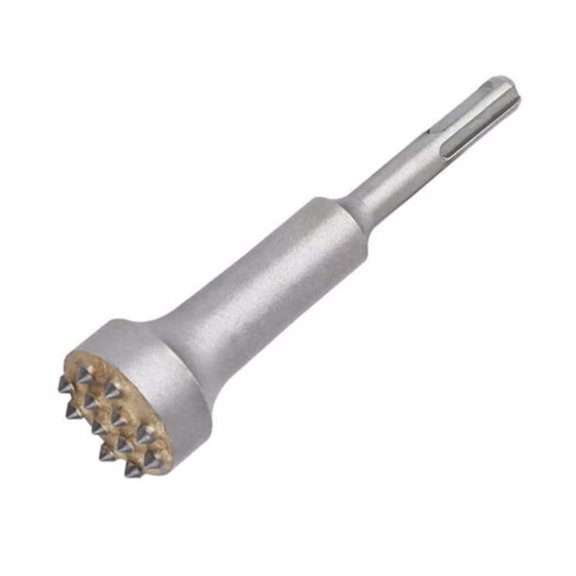 Precision Hammer Chisel Bit for Concrete Work 135*35*35mm 12 Teeth, Cemented Carbide, Smooth Cutting, Non-Slip Handle