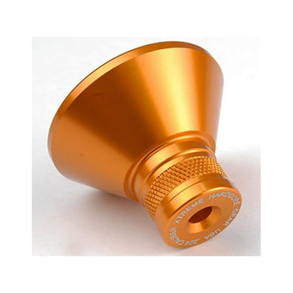 Precision Hardcore Gear Powder Funnel 224 Caliber Machined Aluminum Orange